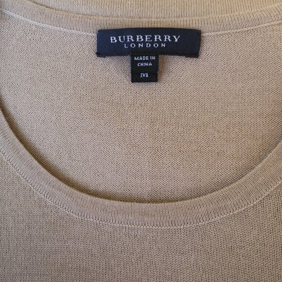 Burberry London Sleeveless Wool Knit Top Size Medium - Picture 2 of 7